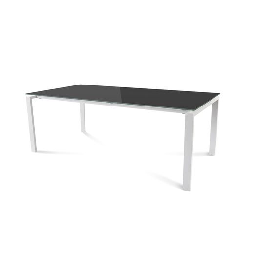 Kit Mesa Total 200 x 100 Blanco/ Cristal Negro