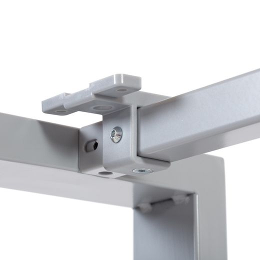 Kit Mesa Total 200 x 80 Aluminio/ Cristal Blanco
