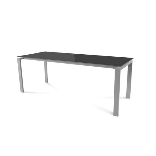 Kit Mesa Total 200 x 80 Aluminio/ Cristal Negro