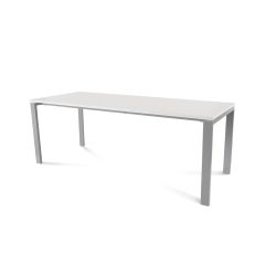 Kit Mesa Total 200 x 80 Aluminio/Blanco