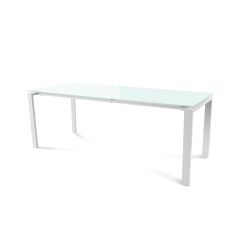 Kit Mesa Total 200 x 80 Blanco/ Cristal Blanco