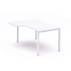 Kit Mesa Total L Izquierda 160 x 120 Blanco/Blanco