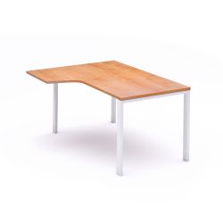 Kit Mesa Total L Izquierda 160 x 120 Blanco/Roble