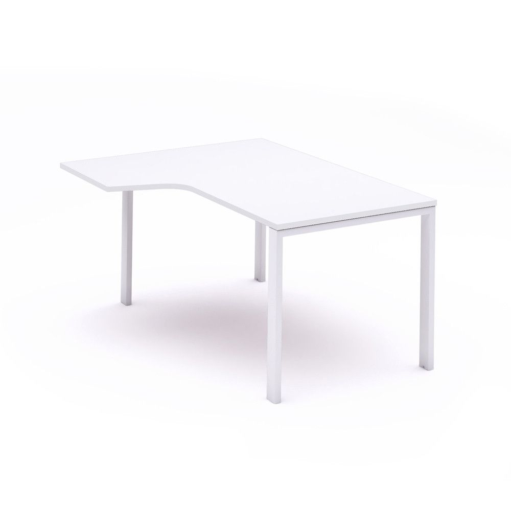 Kit Mesa Total L Izquierda 180 x 120 Blanco/Blanco