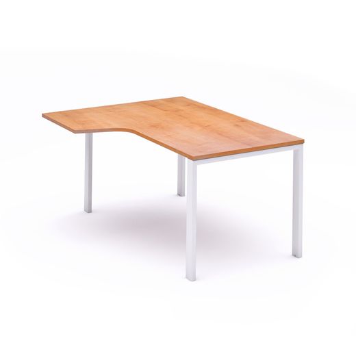 Kit Mesa Total L Izquierda 180 x 120 Blanco/Roble