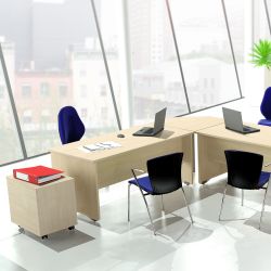 Kit Mesa Work 180 x 80 Haya/Blanco