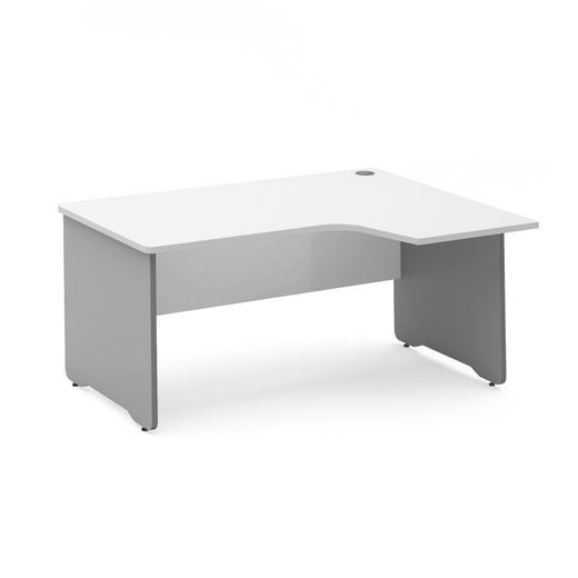 Kit Mesa Work L Derecha 160 x 120 Aluminio/Blanco