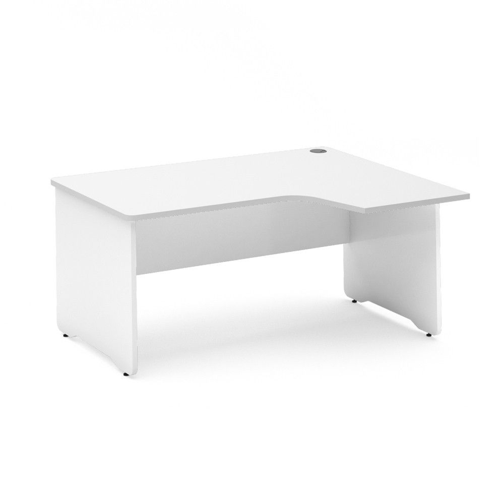 Kit Mesa Work L Derecha 160 x 120 Blanco/Blanco