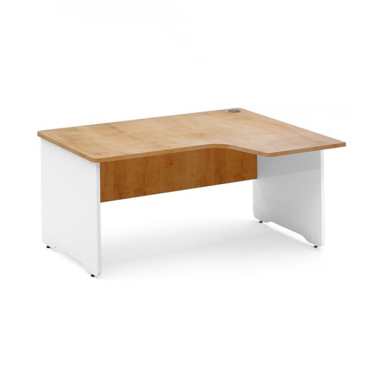 Kit Mesa Work L Derecha 160 x 120 Blanco/Roble