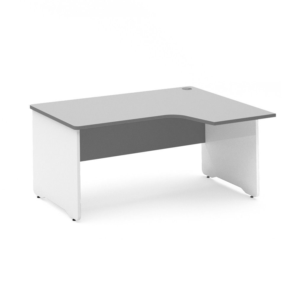 Kit Mesa Work L Derecha 180 x 120 Blanco/Gris