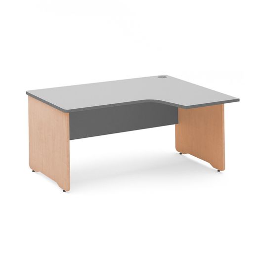 Kit Mesa Work L Derecha 180 x 120 Haya/Gris