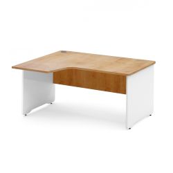 Kit Mesa Work L Izquierda 160 x 120 Blanco/Roble