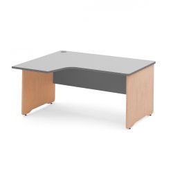 Kit Mesa Work L Izquierda 160 x 120 Haya/Gris