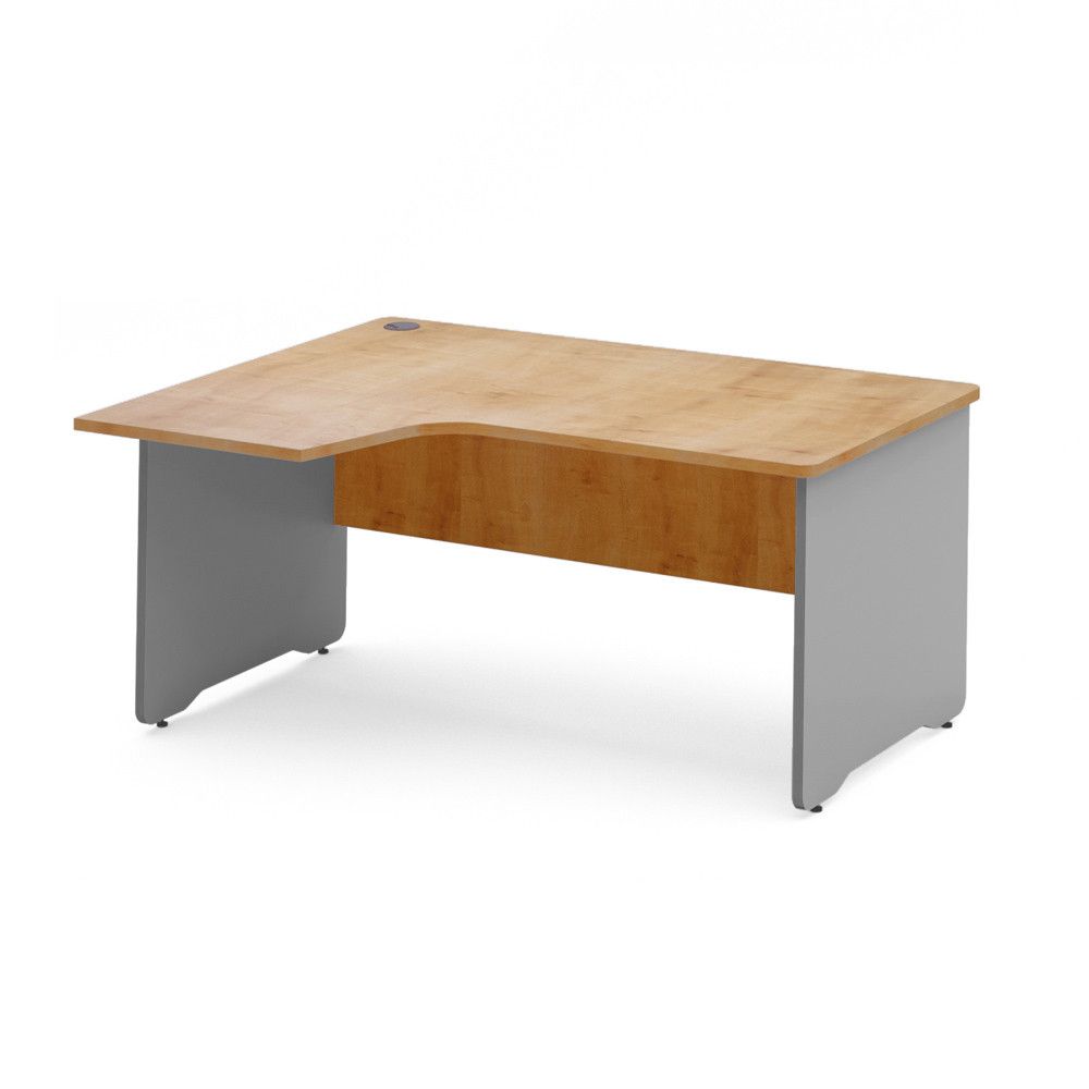 Kit Mesa Work L Izquierda 180 x 120 Aluminio/Roble