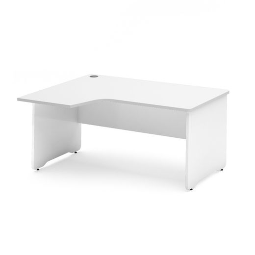 Kit Mesa Work L Izquierda 180 x 120 Blanco/Blanco