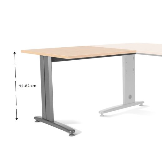 Kit Metal Ajustable Ala 100 x 60 Aluminio/Haya