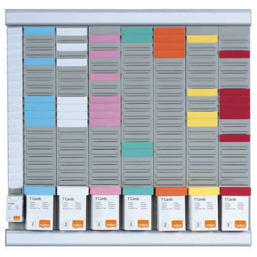 Kit planning de fichas índice 2 office planner NOBO