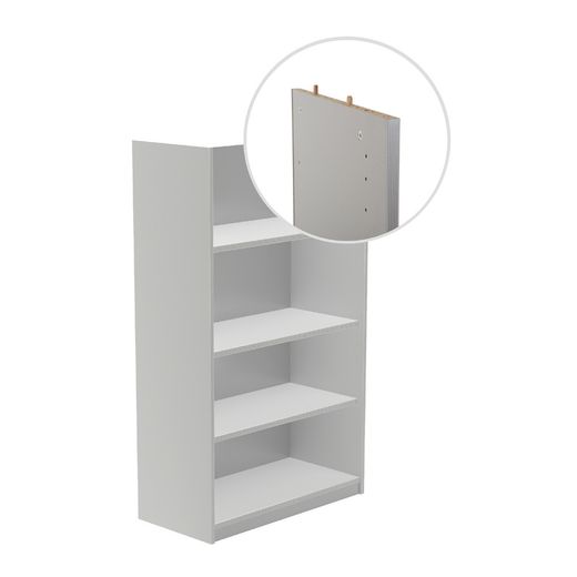 Kit Store 156 x 90 x 45 Aluminio/Gris Sin Tapa