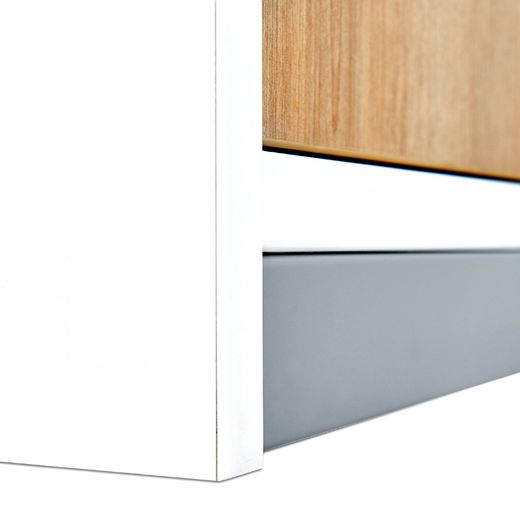 Kit Store 156 x 90 x 45 Estructura Aluminio/Frontales Gris Sin Tapa