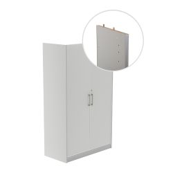 Kit Store 156 x 90 x 45 Estructura Aluminio/Puertas Gris Sin Tapa