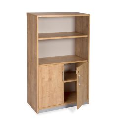 Kit Store 156 x 90 x 45 Estructura Blanca/Frontales Gris