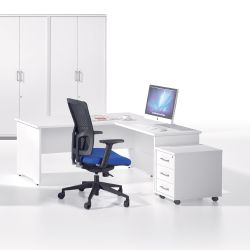 Kit Store 156 x 90 x 45 Estructura Blanca/Frontales Haya