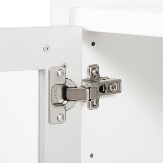 Kit Store 156 x 90 x 45 Estructura Blanca/Puertas Cristal Sin Tapa