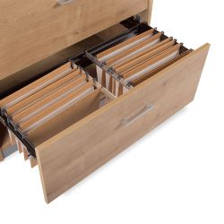 Kit Store 156 x 90 x 45 Estructura Blanca/Puertas Totales Haya Sin Tapa