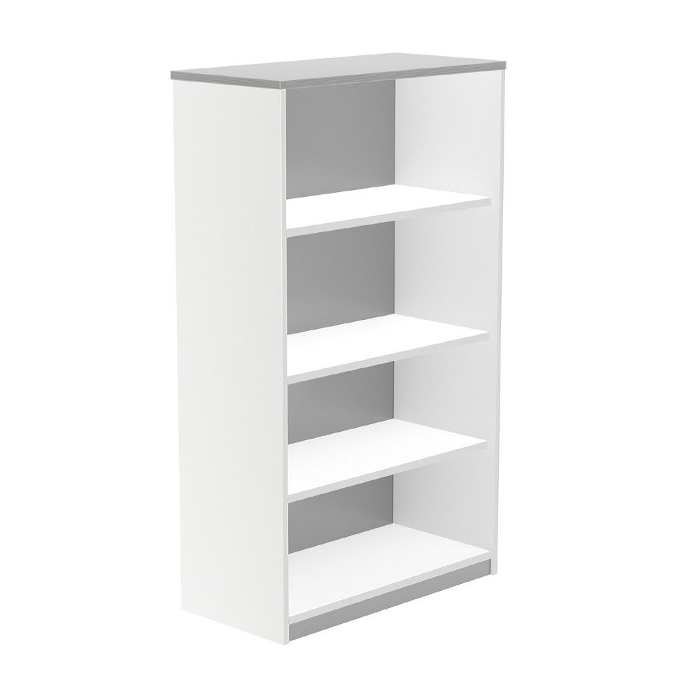 Kit Store 156 x 90 x 45 Estructura Blanca/Tapa Gris