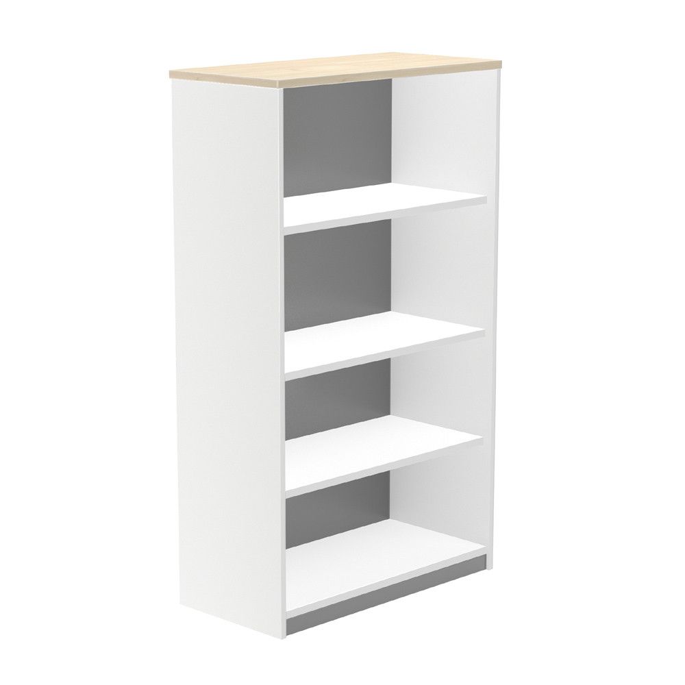 Kit Store 156 x 90 x 45 Estructura Blanca/Tapa Roble