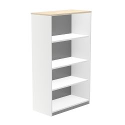 Kit Store 156 x 90 x 45 Estructura Blanca/Tapa Roble