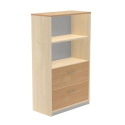 Kit Store 156 x 90 x 45 Estructura Haya/Frontales Roble