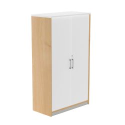 Kit Store 156 x 90 x 45 Estructura Roble/Puertas Blanco