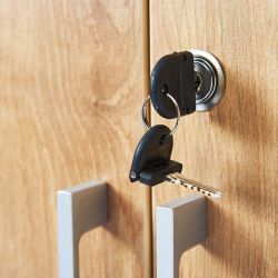 Kit Store 156 x 90 x 45 Estructura Roble/Puertas Totales Blanco Sin Tapa