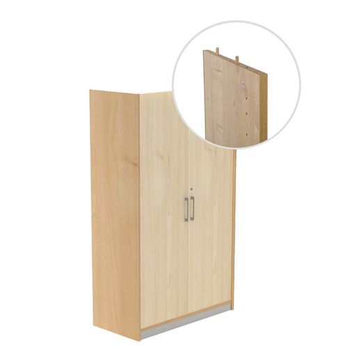 Kit Store 156 x 90 x 45 Estructura Roble/Puertas Totales Haya Sin Tapa