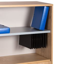 Kit Store 156 x 90 x 45 Estructura Roble/Puertas Totales Roble Sin Tapa