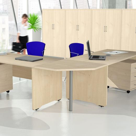 Kit Store 156 x 90 x 45 Estructura Roble/Tapa Haya