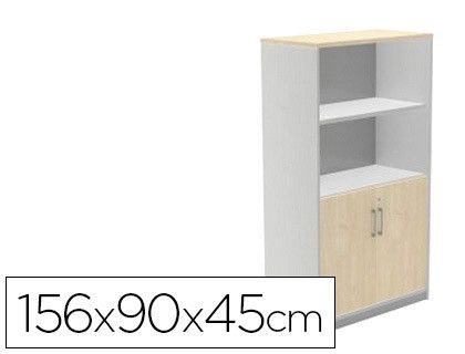 Kit Store 156X90X45 Estructura Aluminio/Puertas Haya