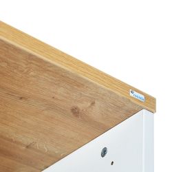 Kit Store 195 x 45 x 45 Estructura Aluminio/Tapa Roble