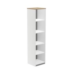 Kit Store 195 x 45 x 45 Estructura Blanca/Tapa Roble