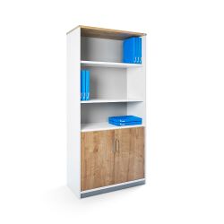 Kit Store 195 x 90 x 45 Estructura Aluminio/Puertas Roble