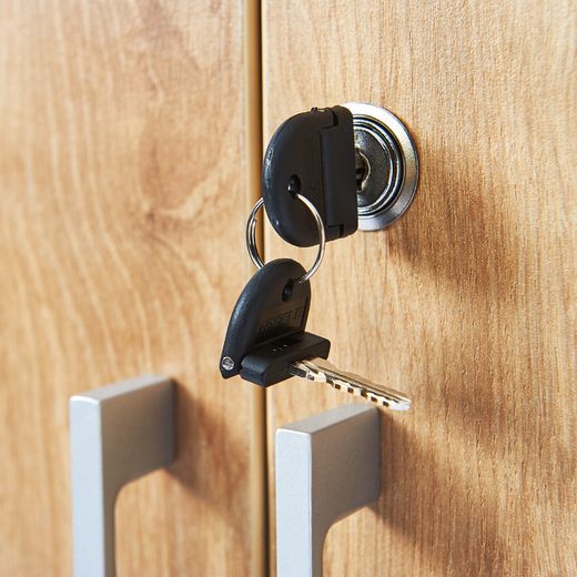 Kit Store 195 x 90 x 45 Estructura Aluminio/Tapa Roble