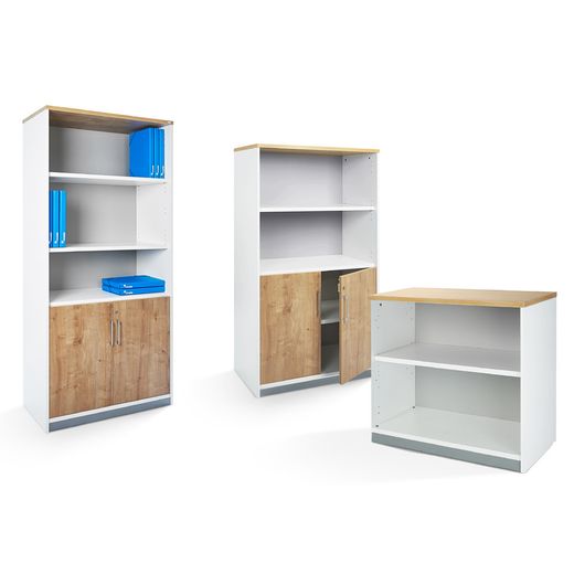 Kit Store 195 x 90 x 45 Estructura Aluminio/Tapa Roble