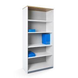 Kit Store 195 x 90 x 45 Estructura Blanca/Puertas Totales Gris