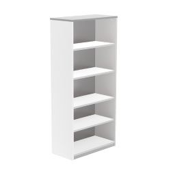 Kit Store 195 x 90 x 45 Estructura Blanca/Tapa Gris