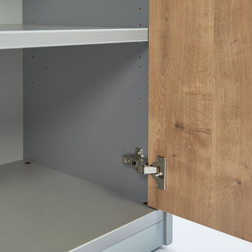 Kit Store 195 x 90 x 45 Estructura Haya/Puertas Roble