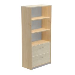 Kit Store 195 x 90 x 45 Estructura Roble/Frontales Haya