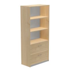 Kit Store 195 x 90 x 45 Estructura Roble/Frontales Roble