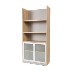 Kit Store 195 x 90 x 45 Estructura Roble/Puertas Cristal