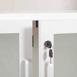 Kit Store 195 x 90 x 45 Estructura Roble/Puertas Cristal